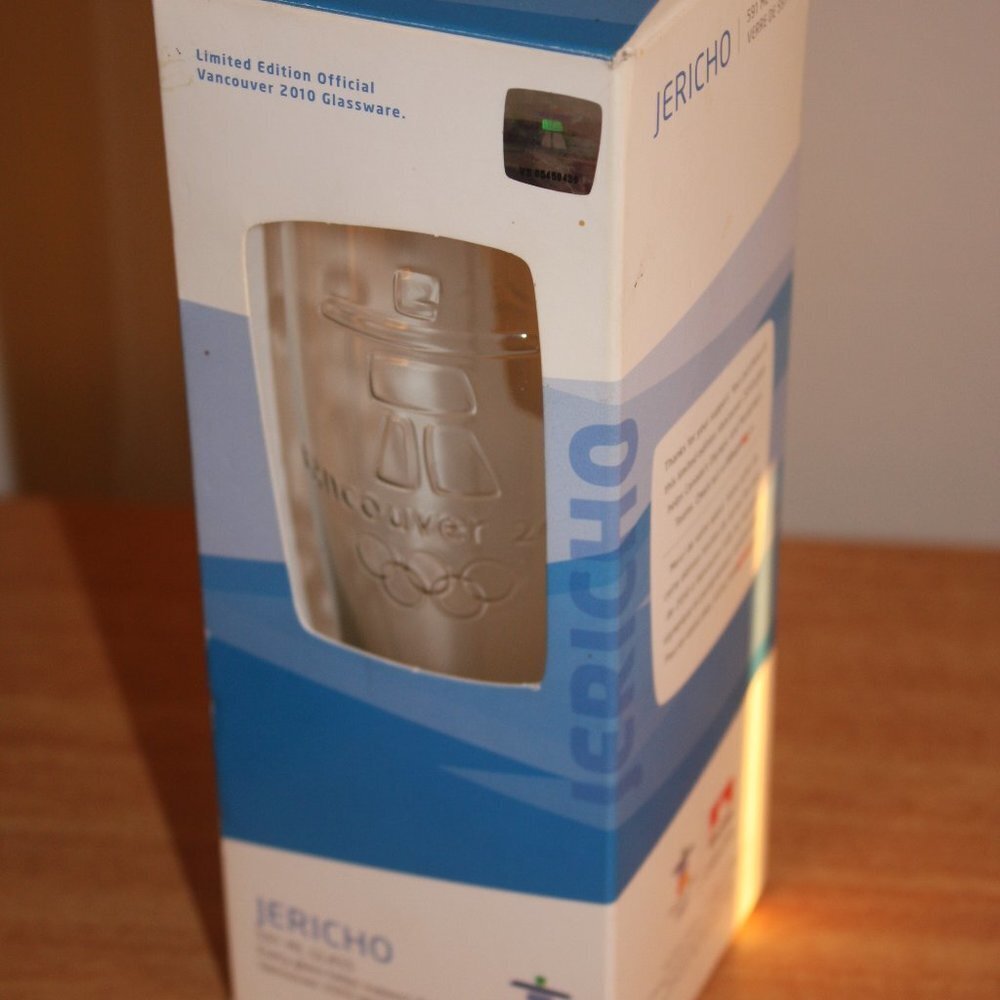 2010 Vancouver Olympics Jericho Glass NIP